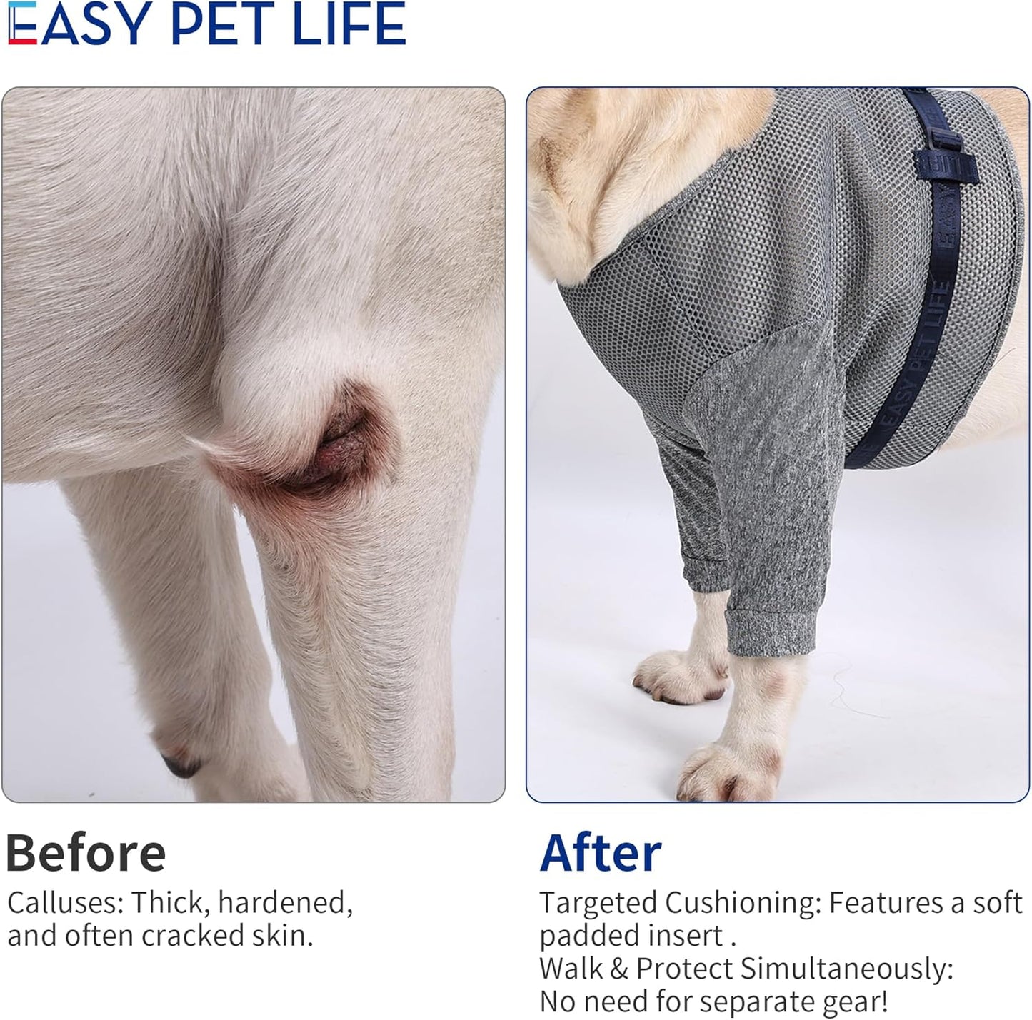 Dog Recovery Sleeves - Soft Dog Surgery Recovery Sui, Breathable & Adjustable Post-Op Vest, Protects Your Dog's Elbows from Chafing and Stop Licking, Summer Cooling Recovery Suit (M)