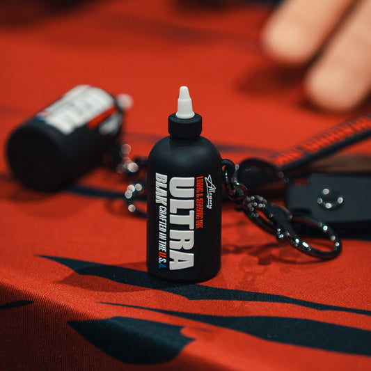 Ultra Blak Tattoo Ink Keychain | Allegory Ink